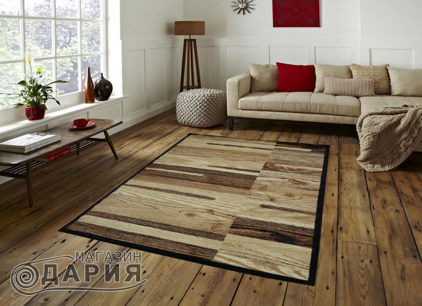 Тъкан персийски килим Blue stones 2565 black